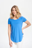Joseph Ribkoff Short Sleeve Fitted T-Shirt Style 183220