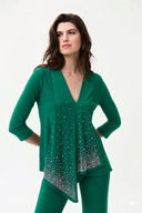 Joseph Ribkoff Sparkle Detail Tunic Style 224006