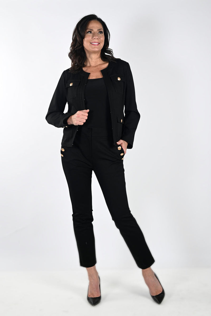 FRANK LYMAN BLACK PANT STYLE 226142U main image 1