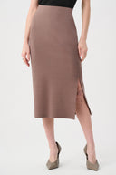 Joseph Ribkoff Sweater Knit Midi Skirt Style 243967F26