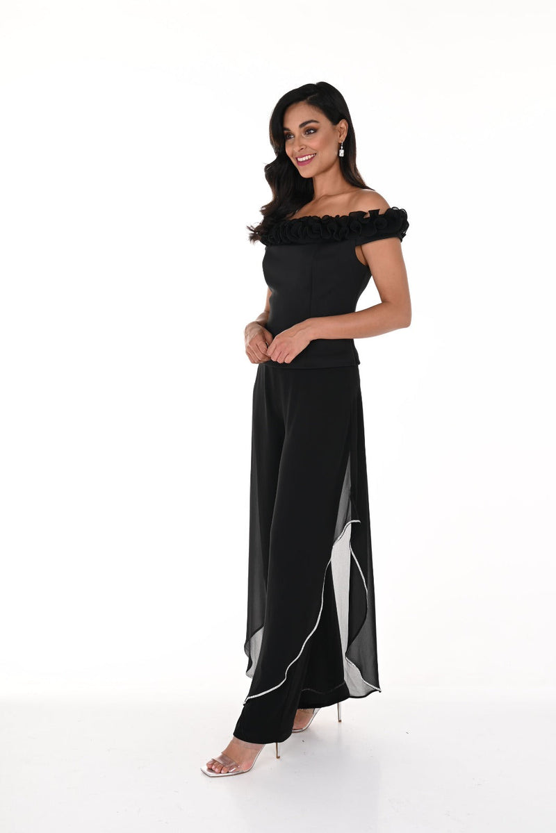 frank-lyman-black-long-pants-with-chiffon-overlay-style-248299-luxetire