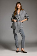 Joseph Ribkoff Belted Coat With Shawl Collar Style 253952