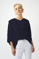 Joseph Ribkoff Georgette High-Low Boxy Top Style 251026