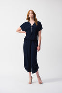 Joseph Ribkoff Silky Knit Culotte Jumpsuit Style 251044