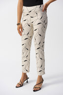 Joseph Ribkoff Millennium Geometric Print Straight Pants Style 251219