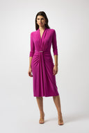 Joseph Ribkoff Draped Wrap Dress Style 251275