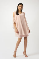 Joseph Ribkoff Chiffon and Silky Knit Layered Dress Style 251746