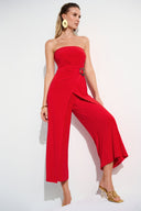 Joseph Ribkoff Strapless Culotte Jumpsuit Style 252083