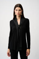 Joseph Ribkoff Silky Knit And Satin Straight Tunic Style 253003