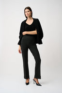 Joseph Ribkoff Heavy Knit Flared Pull-On Pants Style 253039