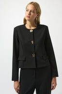Joseph Ribkoff Scuba Crepe Boxy Blazer Style 253071