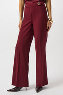 Joseph Ribkoff Merlot Wide-Leg Pants Style 253073