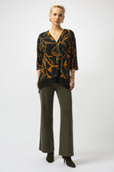 Joseph Ribkoff Silky Knit Printed Boxy Tunic Style 253113