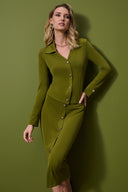 Joseph Ribkoff Moss Crepe Fitted Top Style 253258