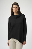 Joseph Ribkoff Cowl Neck Asymmetrical Pullover Style 253913