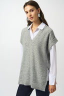 Joseph Ribkoff Sleeveless Tunic with Sequins Style 253957