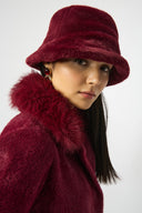 Joseph Ribkoff Faux Fur Bucket Hat Style 253975.