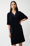 Joseph Ribkoff Straight Dress With V-neckline Style 261010