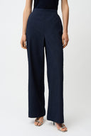Joseph Ribkoff Jacquard Geometrical Texture Wide Leg Pull-On Pants Style 261056.