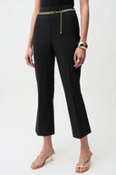 Joseph Ribkoff Pull-On Flare Pants With Chain Belt Style 261059