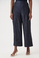 Joseph Ribkoff Pleated Satin Pull-On Culotte Pants Style 261161