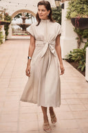 Joseph Ribkoff Fit And Flare Dress With Tie Waist Style 261177