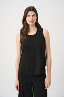 Joseph Ribkoff Silky Knit Layered Sleeveless Top Style 261189