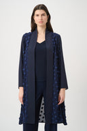 Joseph Ribkoff 3D Dot Cover-Up With Georgette Sleeves Style 261217