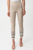 Joseph Ribkoff Geometric Print Straight Pull-On Pants Style 261222