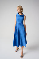 Joseph Ribkoff Fit and Flare Dress With Shawl Collar Style 261274
