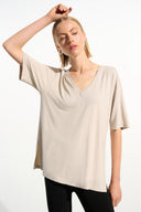 Joseph Ribkoff Boxy Tunic With V-neckline Style 261600