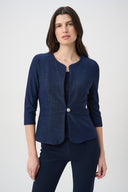 Joseph Ribkoff Fitted Jacket & Cami Set With Rhinestones Button Style 261749