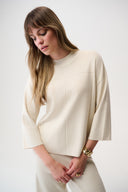 Joseph Ribkoff Straight Sweater with Mock Neck Style 261981