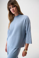 Joseph Ribkoff Straight Sweater with Mock Neck Style 261981