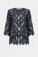 Joseph Ribkoff Guipure Lace Straight Cover-Up Style 262096