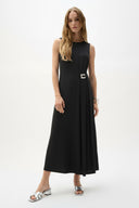 Joseph Ribkoff Trapeze Dress With Buckle Detail Style 262113