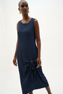 Joseph Ribkoff Cocoon Dress With Ring And Tie Detail Style 262172