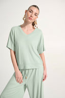 Joseph Ribkoff Jersey Dolman Sleeve Boxy Top Style 262606