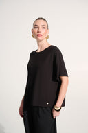 Joseph Ribkoff Boxy Top With Dolman Sleeves Style 262629