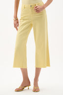 Joseph Ribkoff Featherweave Denim Wide Leg Cropped Jeans Style 262918.