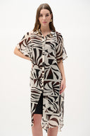 Joseph Ribkoff Tropical Print Straight Blouse Style 262949