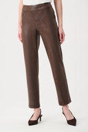 Joseph Ribkoff Foiled Silky Knit Straight Pull-On Pants Style 263104.