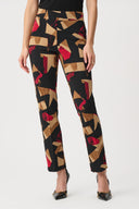 Joseph Ribkoff Abstract Print Straight Pull-On Pant Style 263119
