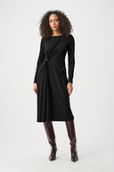 Joseph Ribkoff Draped Front Sheath Dress Style 263178