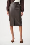 Joseph Ribkoff Bonded Leatherette Pencil Skirt Style 263213