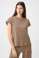 Joseph Ribkoff Crewneck Boxy Top Style 263636