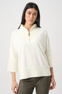Joseph Ribkoff Funnel-Neck Sweater with Zipper Style 263937