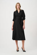 Joseph Ribkoff Knit Satin Flowy Wrap Dress Style 264070