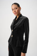 Joseph Ribkoff Velvet Fitted Blazer Style 264154