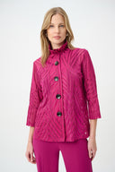 Joseph Ribkoff Tone-on-Tone Soutache Jacket Style 264710